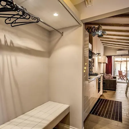 Attic With Terrace By Trevi Fountain